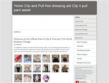 Tablet Screenshot of clipandpull.com